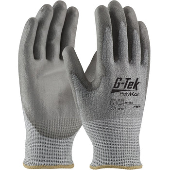 PIP 16-560 - G-Tek Cut Resistant and Chemical Resistant Gloves, Gray - 12 Pack
