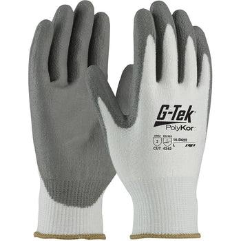 PIP 16-D622 - G-Tek Cut Resistant and Chemical Resistant Gloves, Gray - 12 Pack