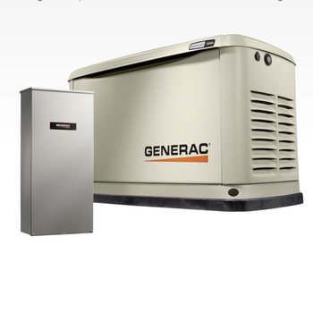 GENERAC 7043-2 22kw Guardian Home Backup Generator, Transfer Switch Included