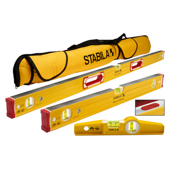 STABILA 48380 Model 96M and Torpedo 3 piece Set with Carry case
