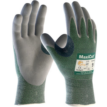PIP 18-570 - ATG Cut Resistant Safety Gloves, Green - 12 Pack