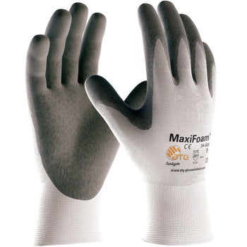 PIP 34-800 - ATG Maxiflex Premium Seamless Nitrile Nylon Gloves, White - 12 Pack