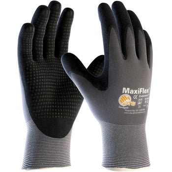 PIP 34-844 - ATG Maxiflex Endurance Seamless Nitrile Nylon Gloves, Gray - 12 Pack
