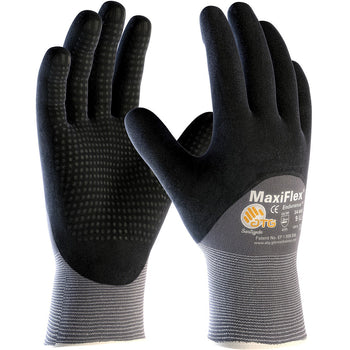 PIP 34-845 - ATG Maxiflex Endurance Seamless Nitrile Nylon Gloves, Gray - 12 Pack