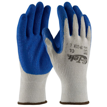 PIP 39-1310 - G-Tek Seamless Latex and Polyester Gloves, Gray - 12 Pack
