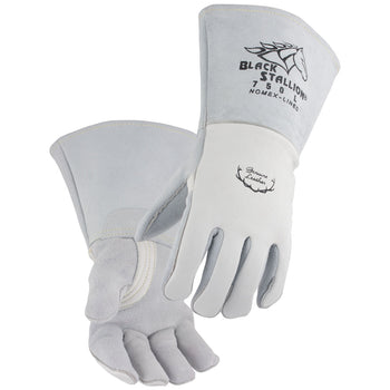 Revco Black Stallion 750 White Leather Welding Gloves 